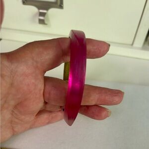 Alexis Bittar Dark Pink Bangle